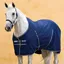 Rambo Stable Sheet with Microfibre Lining - Navy/Navy/White
