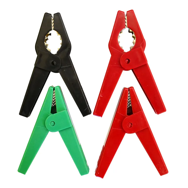 Hotline Large Plastic Electric Fencing Crocodile Clips - 4 Pack