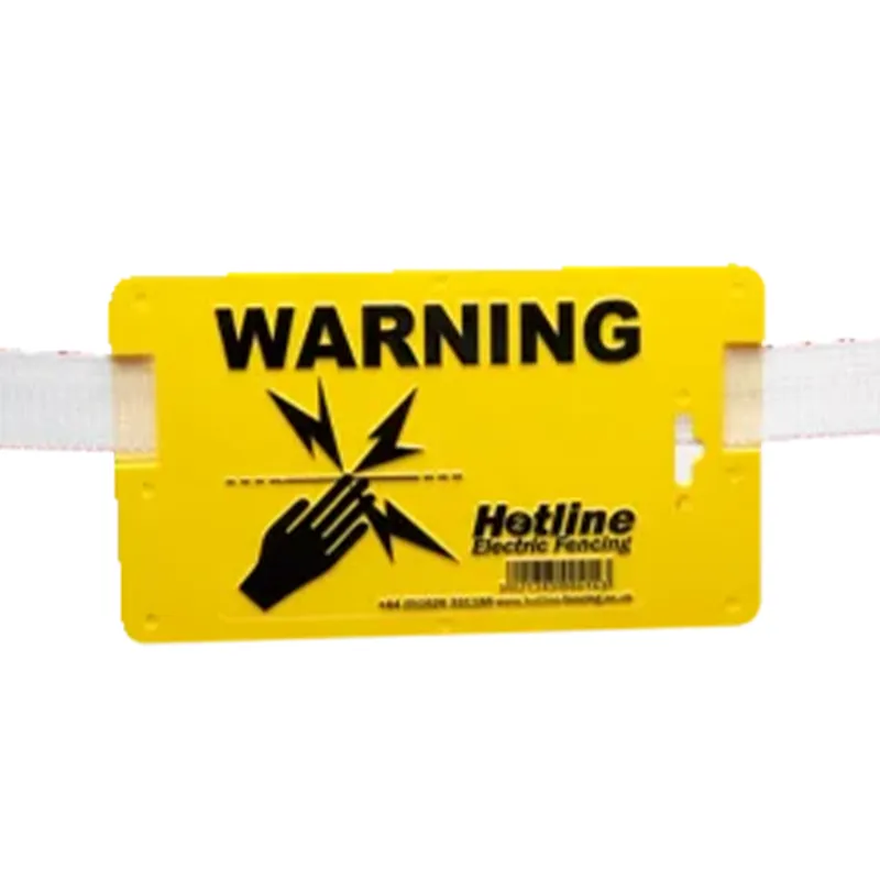 Hotline Electric Fence Warning Sign