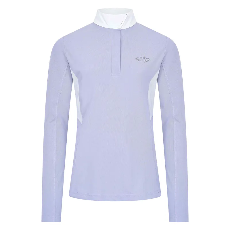 HV Polo Laura Junior Competition Shirt - Lilac/White