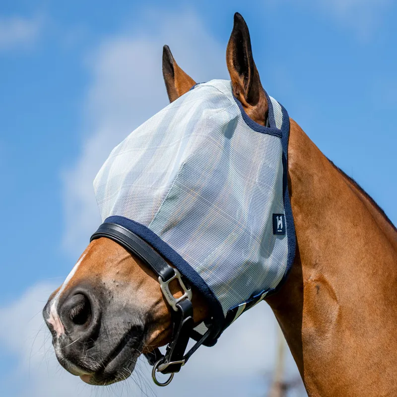 Horseware Newmarket Fly Mask without Ears - Witney Navy