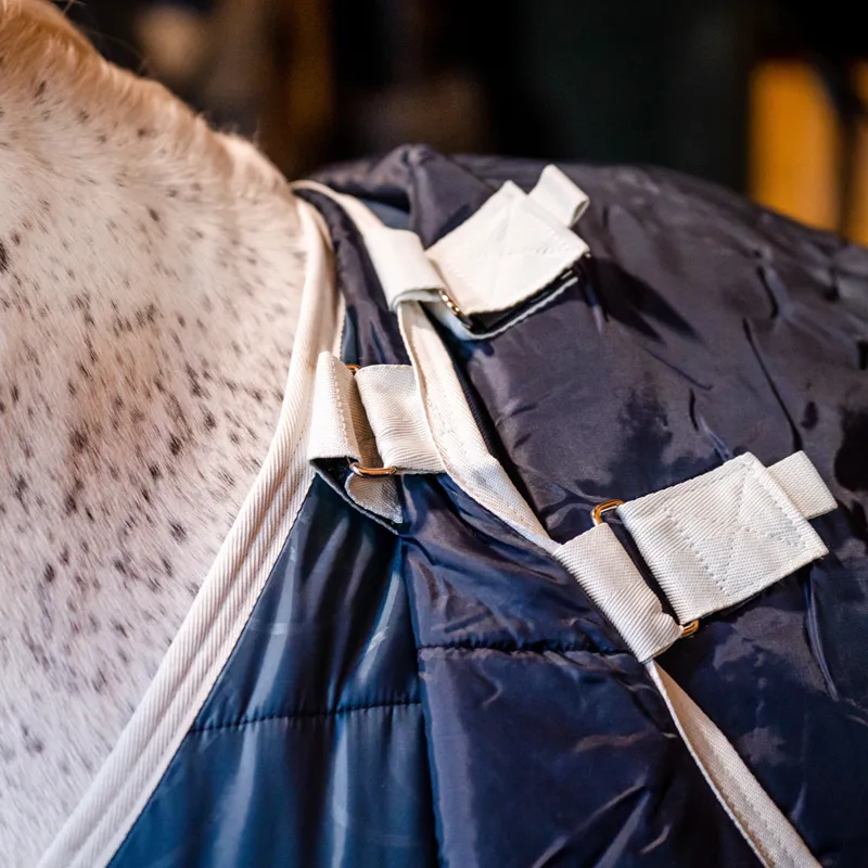 Horseware AmECO 200g Rug Liner - Teal Eco Print/Grey-4