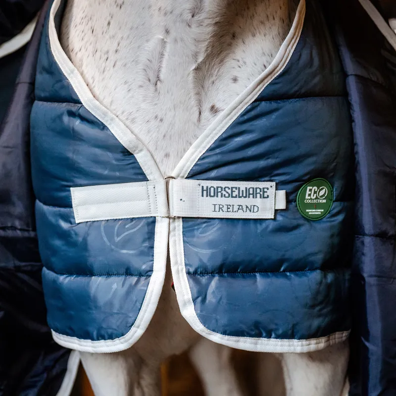 Horseware AmECO 200g Rug Liner - Teal Eco Print/Grey-6