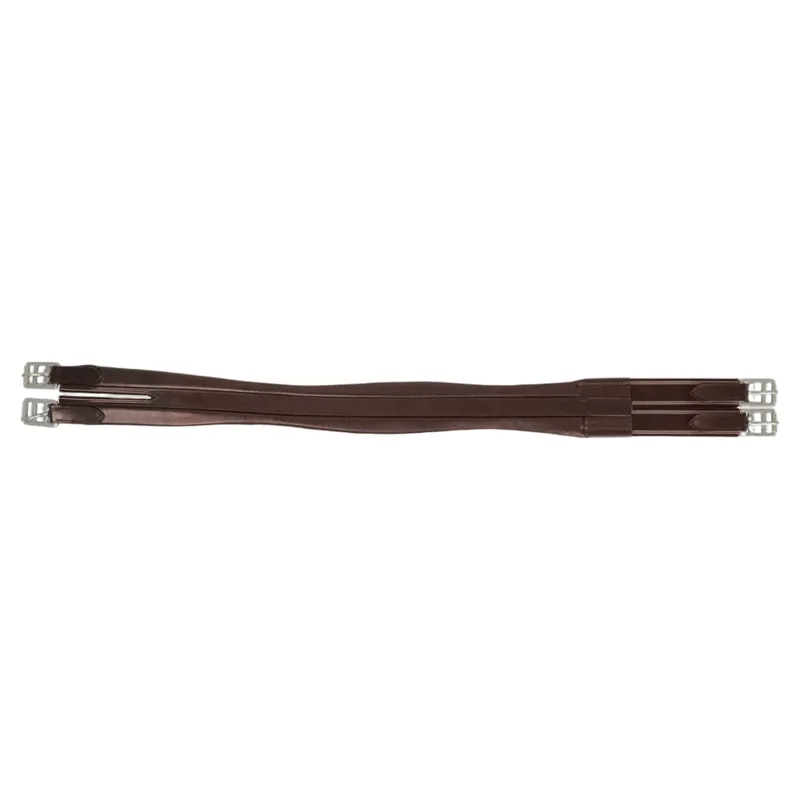 Hy Equestrian Atherstone Leather Padded Girth - Brown