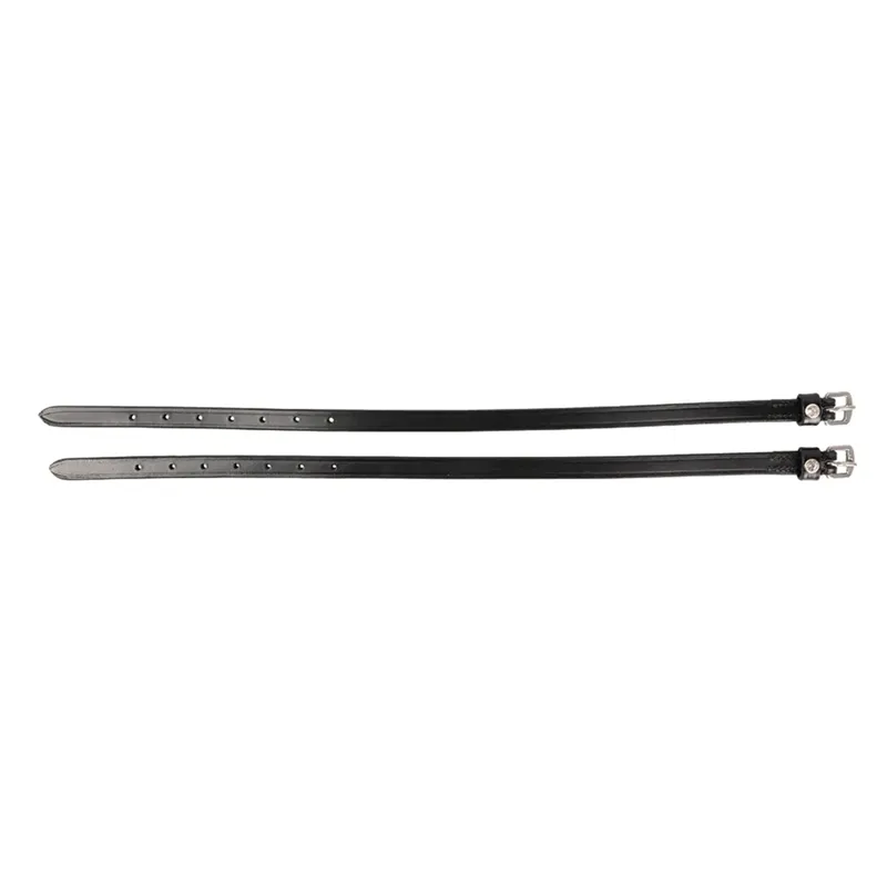 Hy Equestrian Childrens Diamante Stud Spur Straps - Black