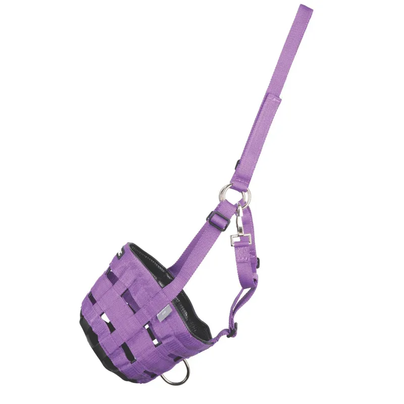 Hy Equestrian Grazing Muzzle - Purple