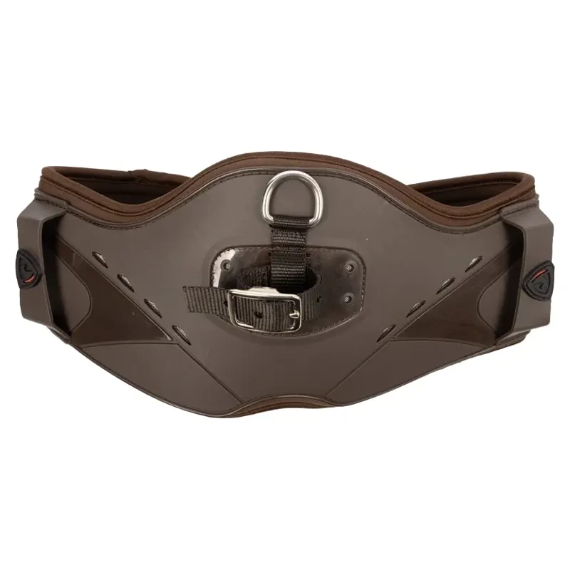 Hy ProReaction Anatomical Contoured Vented Dressage Girth - Brown-1
