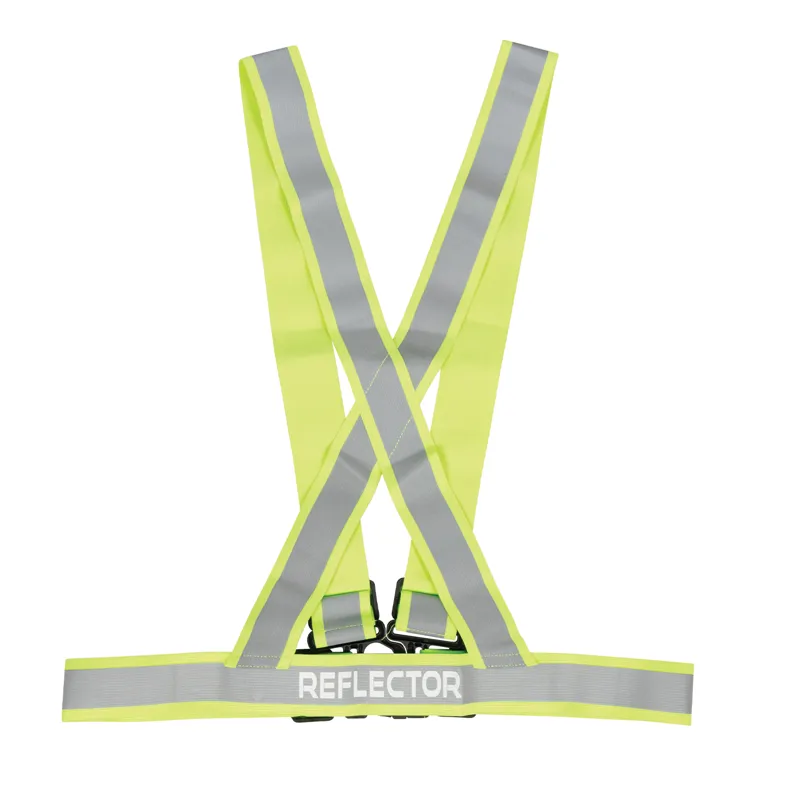 Hy Equestrian Hi Viz Adjustable Harness - Yellow