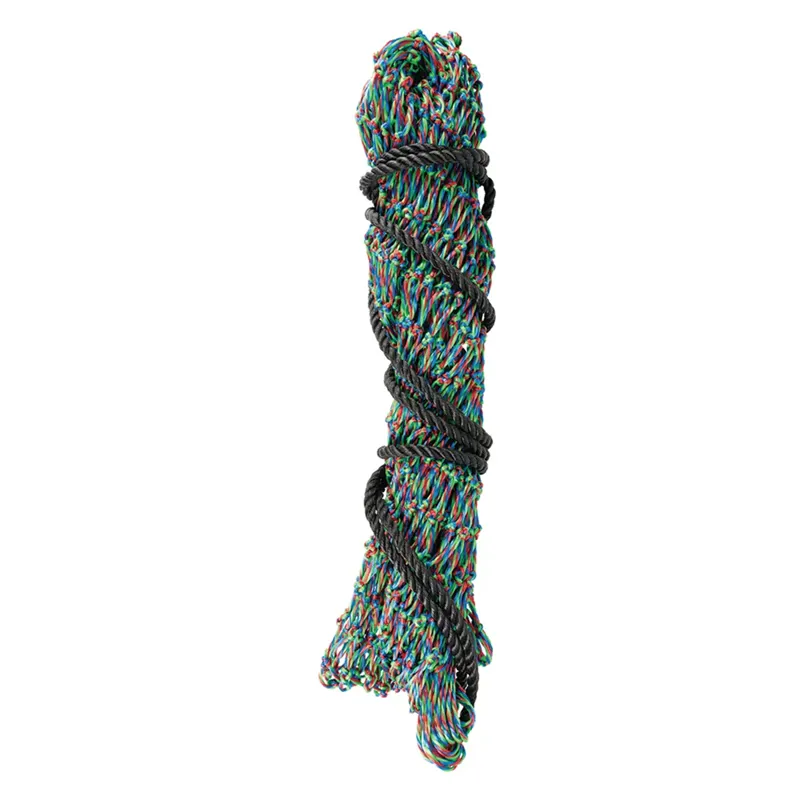 HY Equestrian Slow Flow Lock-Knot Haynet - Red/Blue/Green