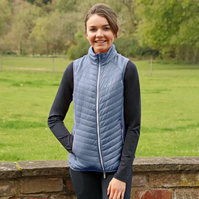 Hy Equestrian Synergy Sync Lightweight Padded Ladies Gilet - Riviera