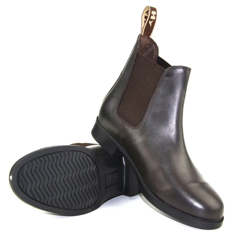 Hy Equestrian Durham Junior Jodhpur Boots - Brown