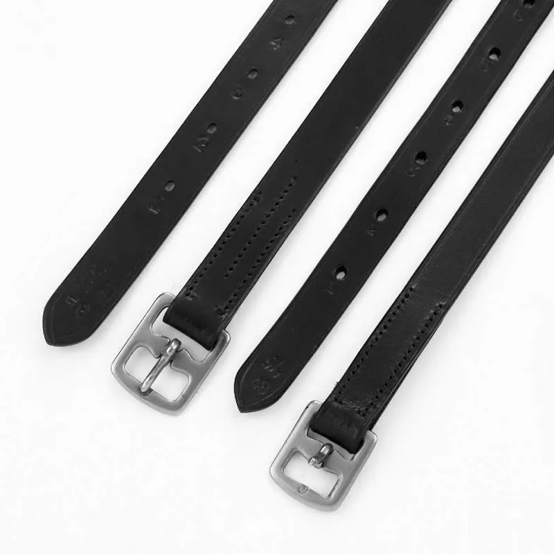 Hy Equestrian Stirrup Leathers - Black