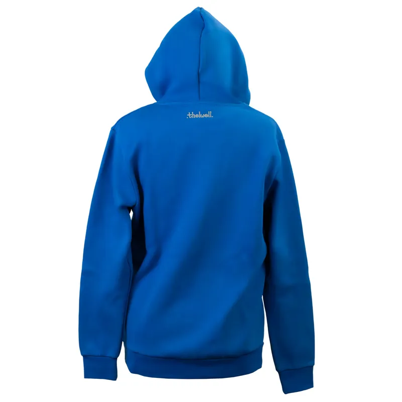Hy Equestrian Ladies Thelwell Jumps Hoodie - Classic Blue/Taupe-1