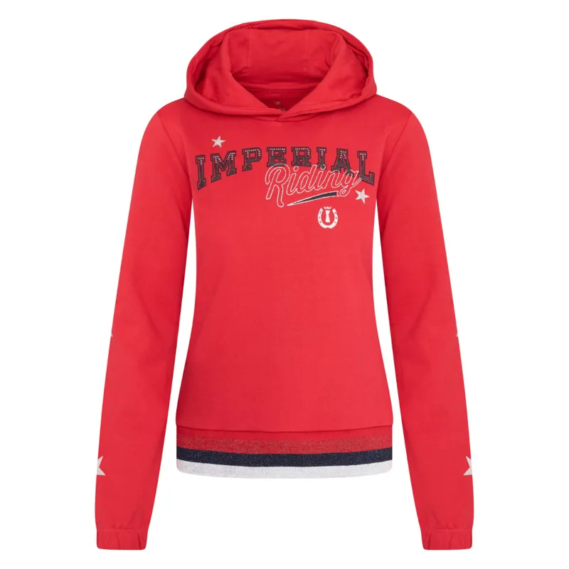 Imperial Riding Classy Ladies Hoodie - Tango Red