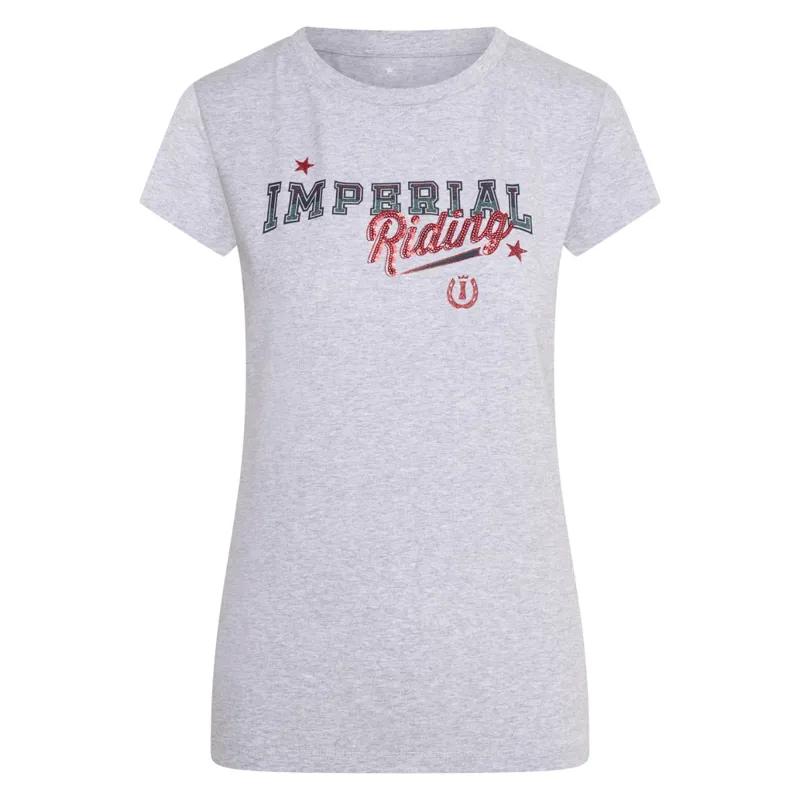 Imperial Riding Classy Ladies T-Shirt - Grey Melange
