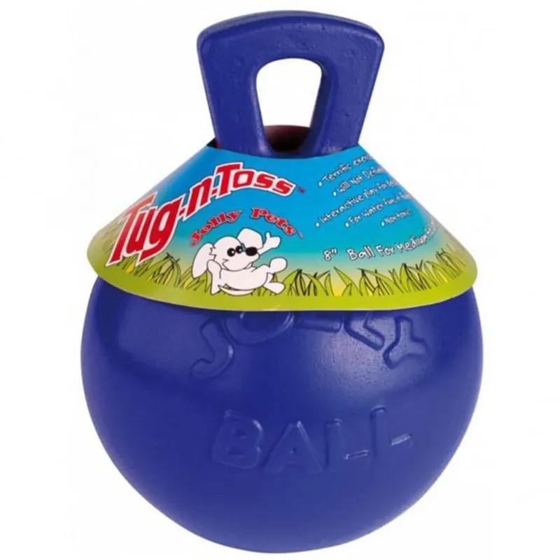 Horsemens Pride Jolly Pets Tug N Toss Dog Toy - Blue