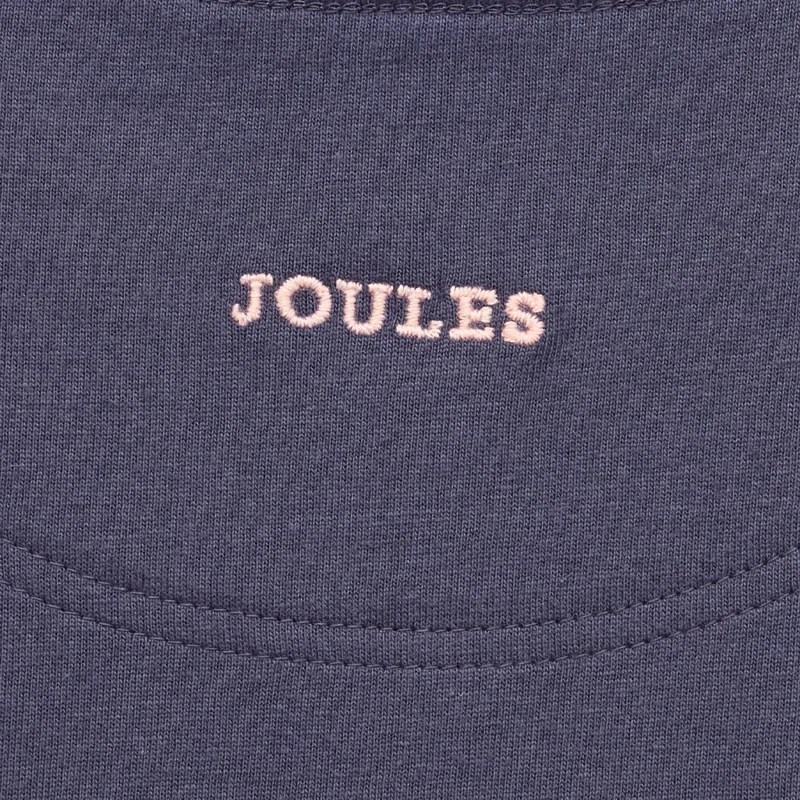 Joules Ava Junior Girls Long Sleeve Top - Navy-2