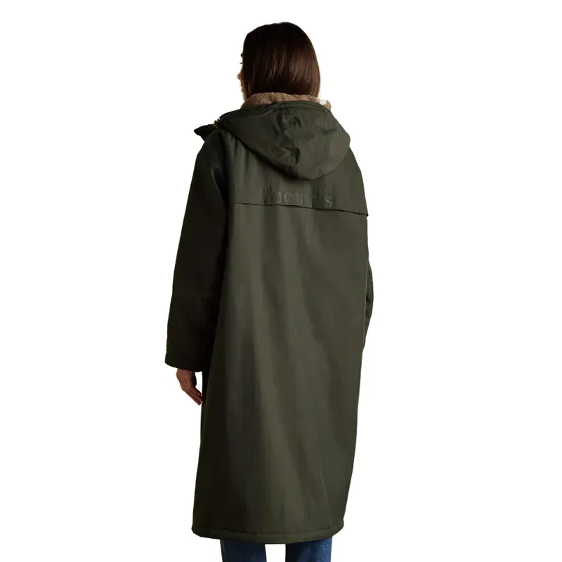 Joules Coverall Oversized Womens Waterproof Coat - Rosemary Green-3