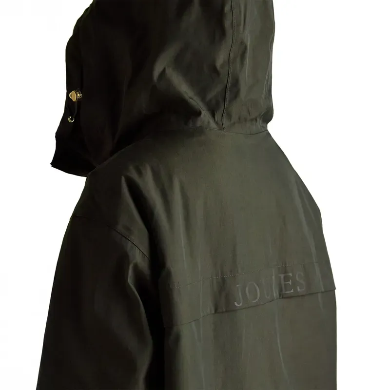 Joules Coverall Oversized Womens Waterproof Coat - Rosemary Green-5
