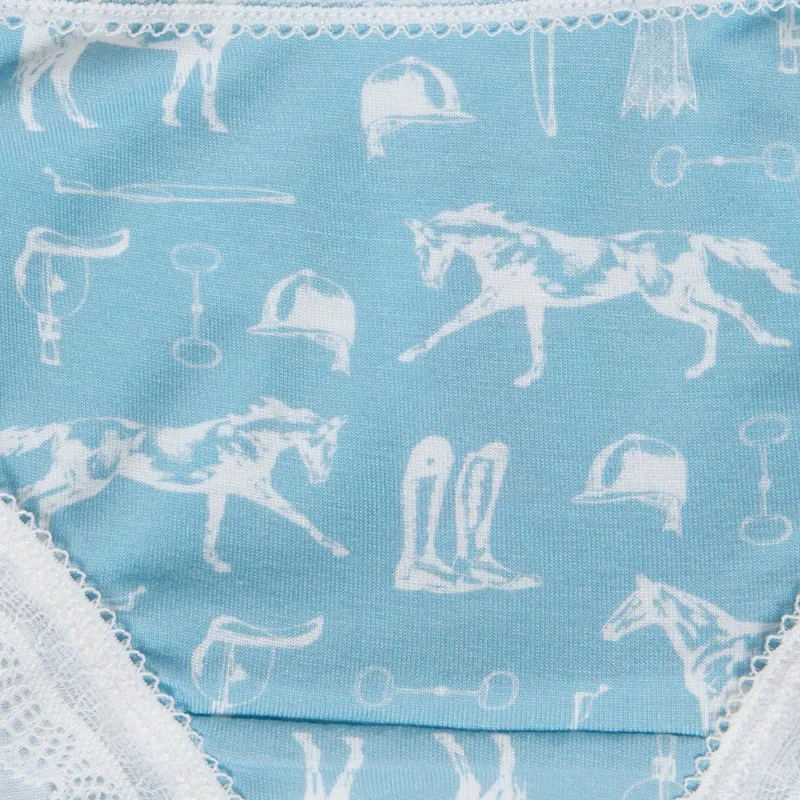 Joules Equestrian Womens Knickers - Blue-2