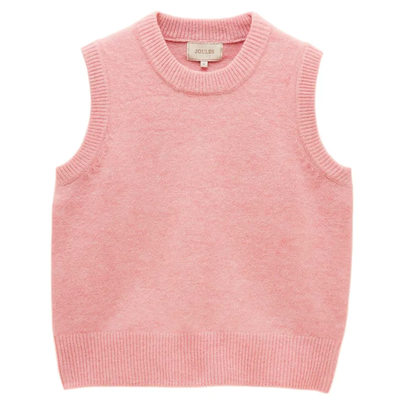 Joules Holly Womens Knit Vest - Pale Pink-2
