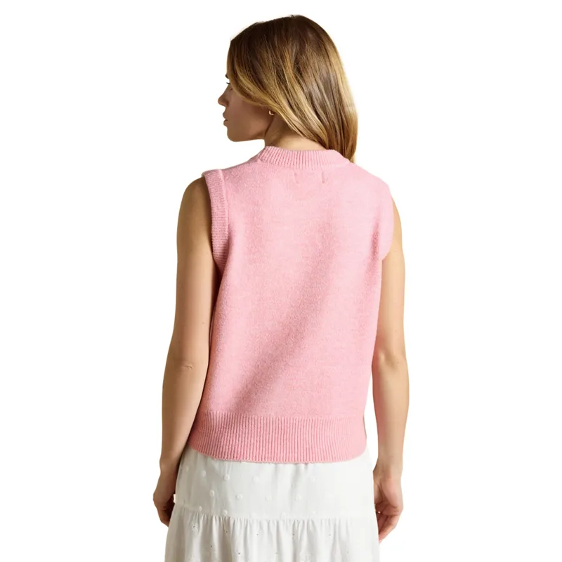 Joules Holly Womens Knit Vest - Pale Pink-1