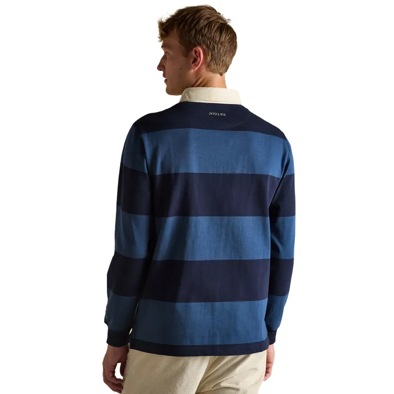 Joules Rugby Club Mens Long Sleeve Shirt - Blue/Navy-1