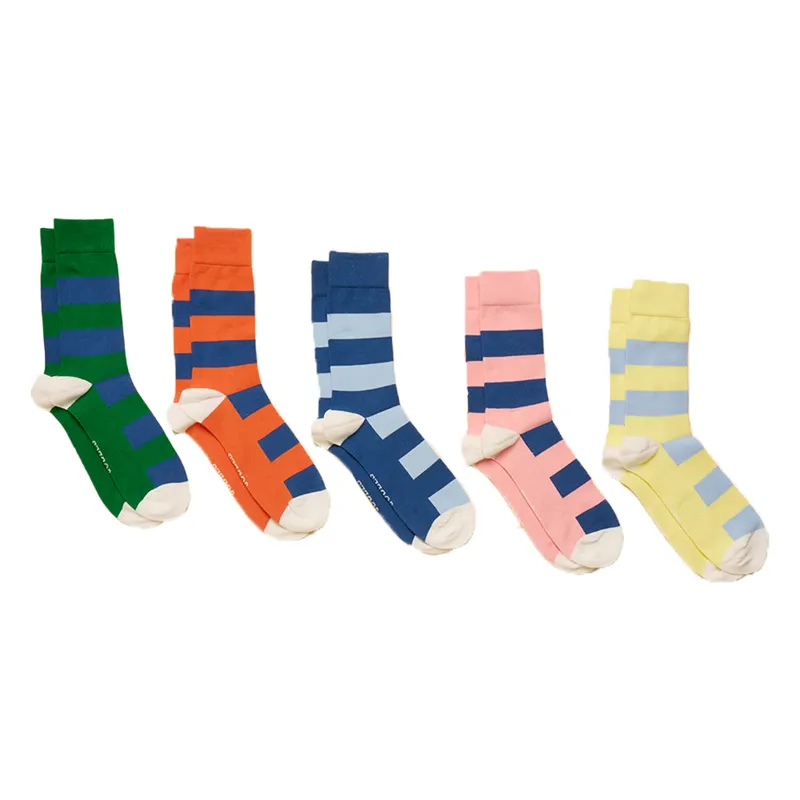 Joules Kingsbury Mens Socks 5 Pack - Multi Bright