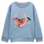 Joules Mackenzie Junior Girls Sweatshirt - Blue/Horse