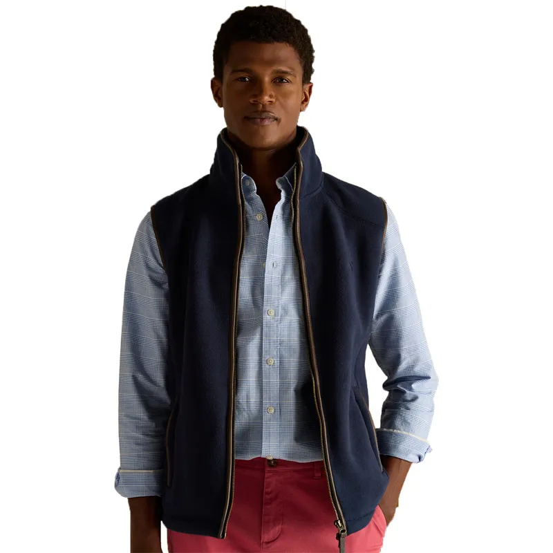 Joules Heritage Mens Fleece Gilet - Navy