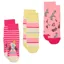 Joules Neat Feet Junior Girls Socks 3 Pack - Pink Dog