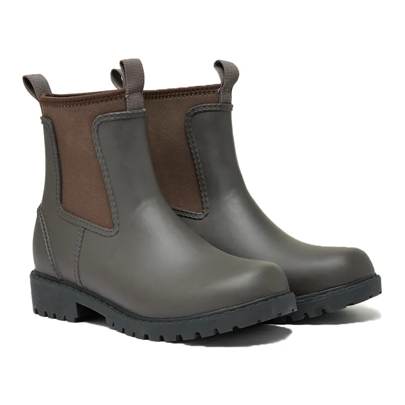 Joules Oakfield Womens Short Wellington Boots - Chocolate Brown