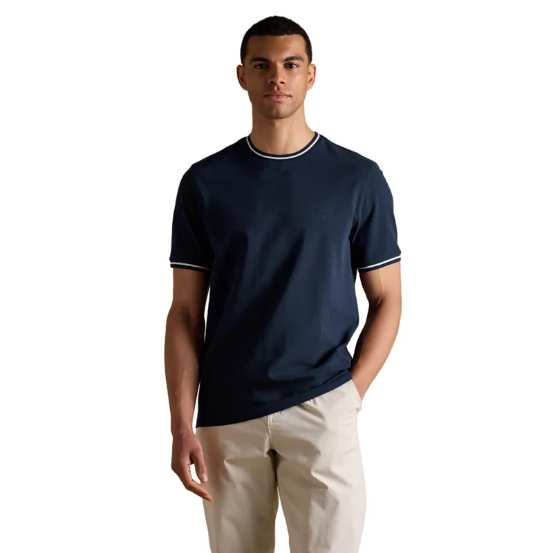 Joules Pique Mens Tee - Navy-3