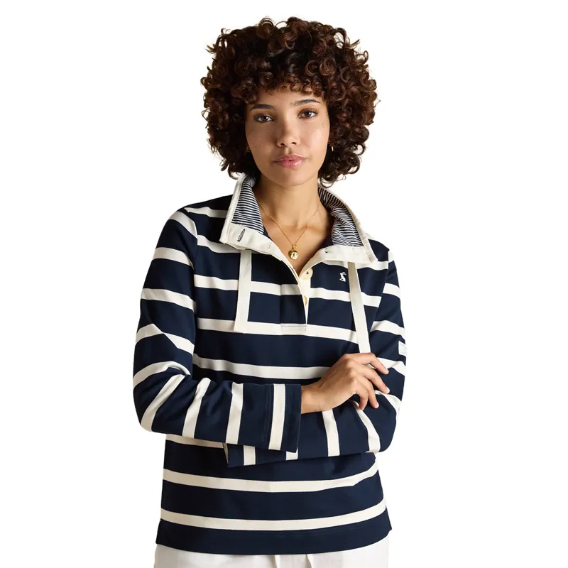 Joules Saunton Womens Sweatshirt - Navy/White