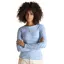 Joules Sophie Womens Ribbed Long Sleeve T-Shirt - Blue Stripe