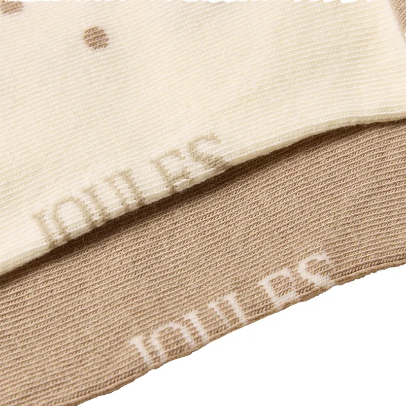 Joules Everyday Womens Socks 2 Pack - Multi and Neutral-1