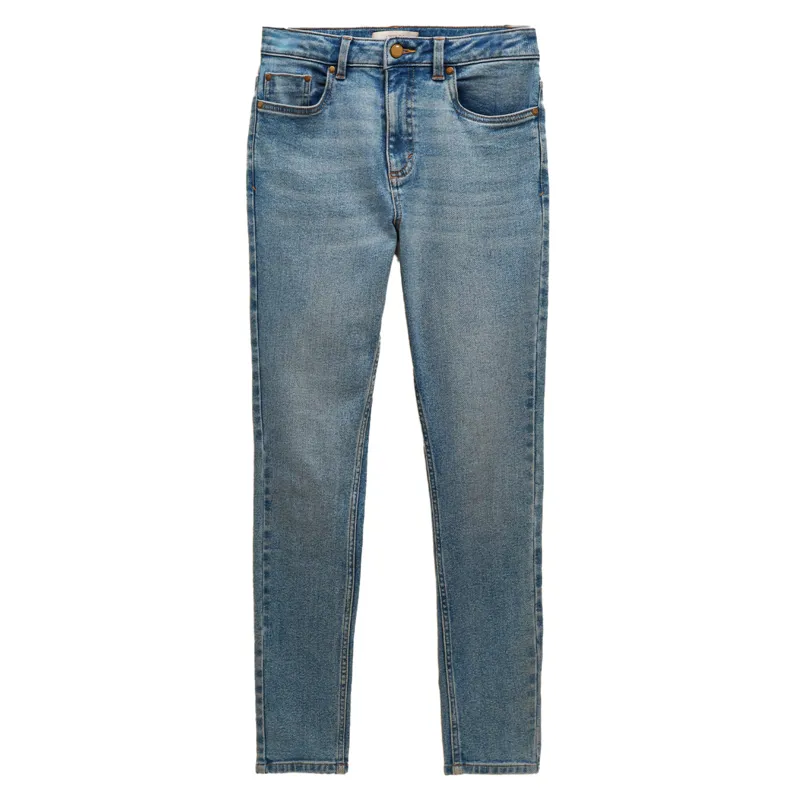 Joules Skinny Fit Mid Rise Womens Jeans - Blue-2