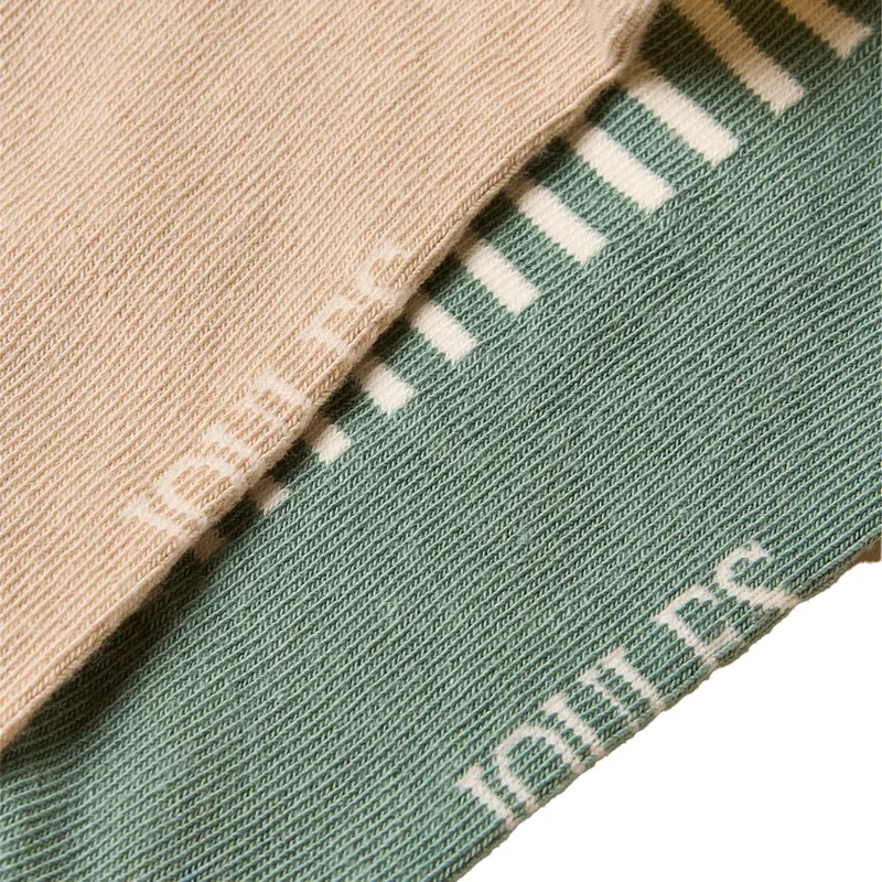 Joules Everyday Womens Socks 2 Pack - Khaki/Cream-3
