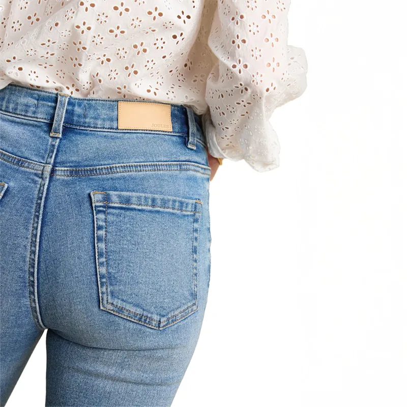 Joules Skinny Fit Mid Rise Womens Jeans - Blue-8