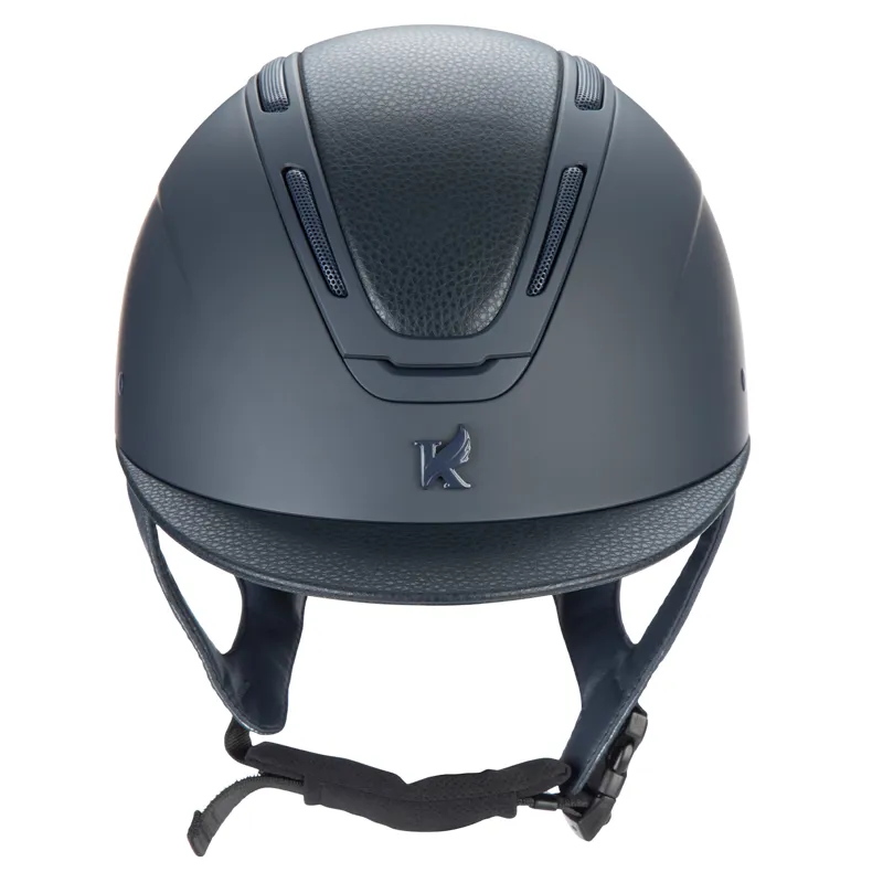 Karben Amity LTHR Riding Hat - Navy-1