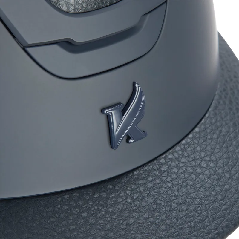 Karben Amity LTHR Riding Hat - Navy-9