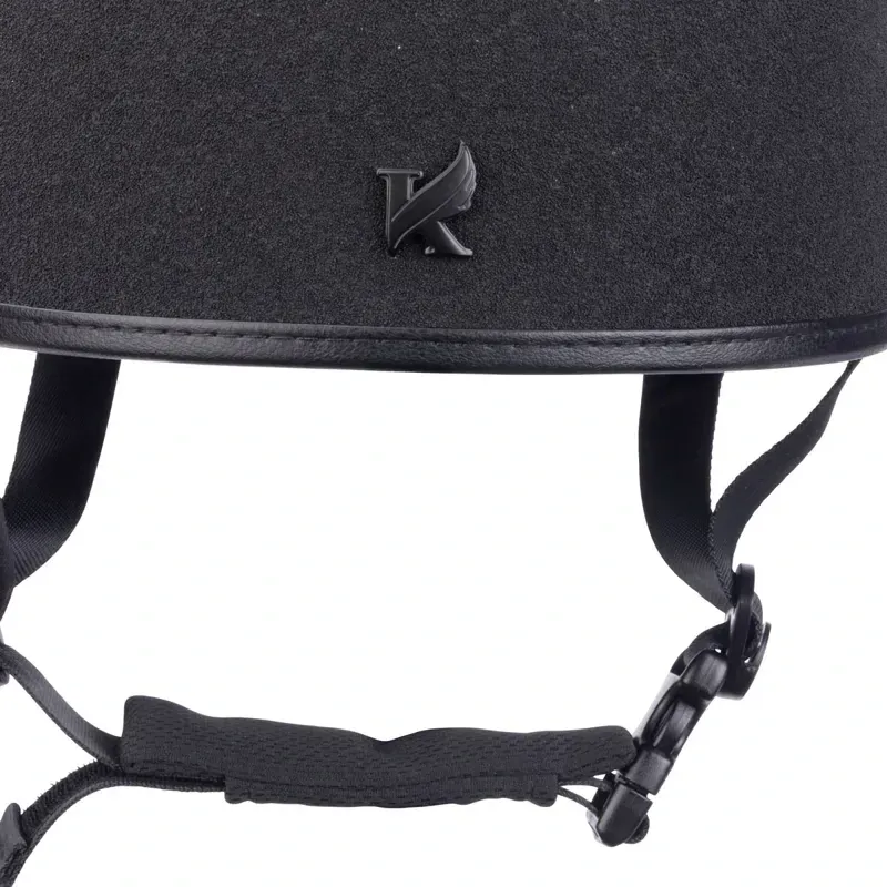 Karben Icon Adjust Young Rider Jockey Skull Riding Hat - Black-6