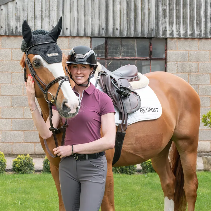 KASK Star Lady Chrome Riding Hat - Black/Silver-1