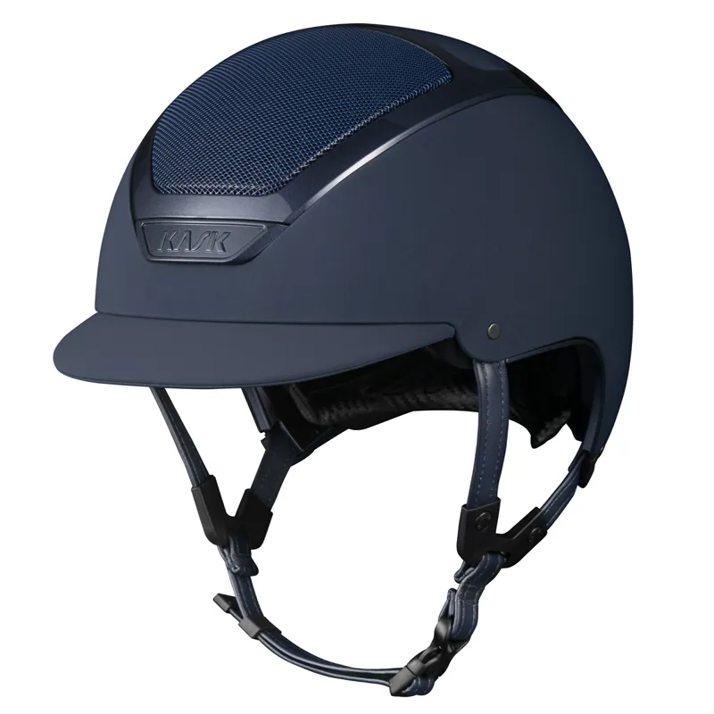 KASK Dogma Chrome Riding Hat - Navy