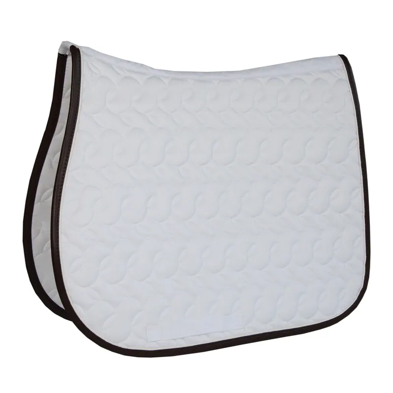 Kentucky Absorb No Logo All Purpose Saddlecloth - White/White/Brown