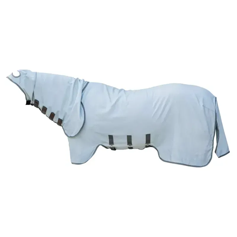 Kentucky Eczema Fixed Neck Sweet-Itch Fly Rug - Grey-3