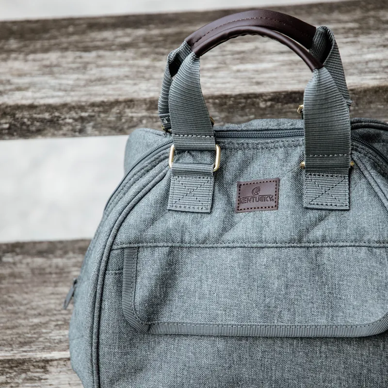 Kentucky Riding Hat Bag - Grey-2