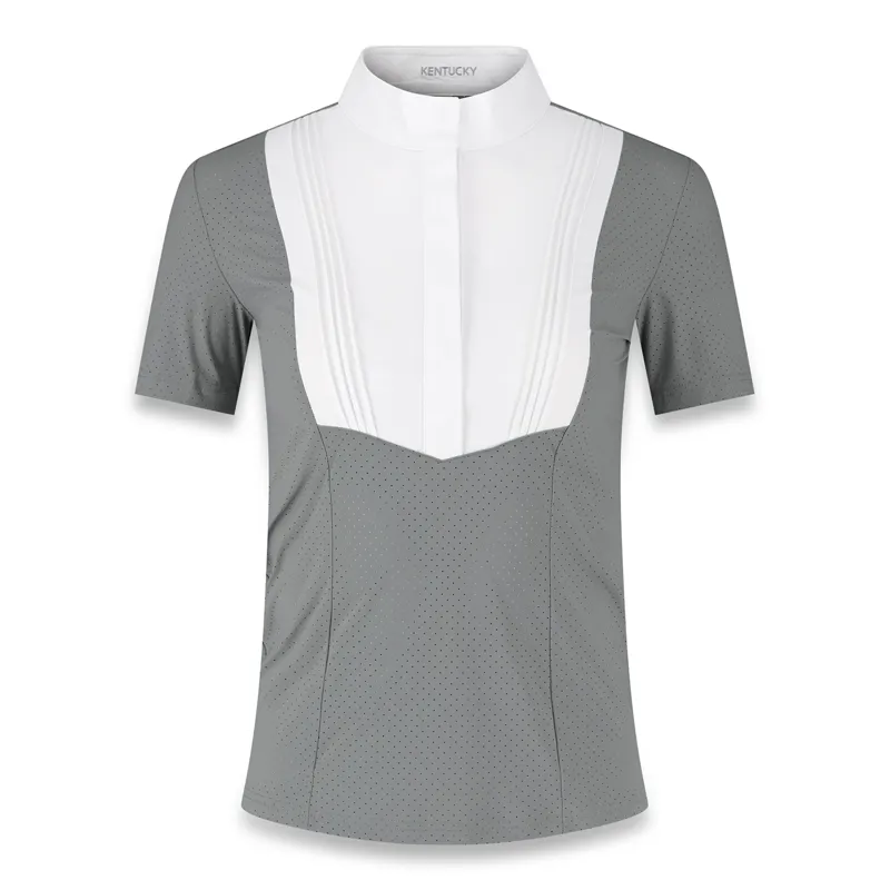 Kentucky Heritage Air Womens Short Sleeve Show Shirt - Grey