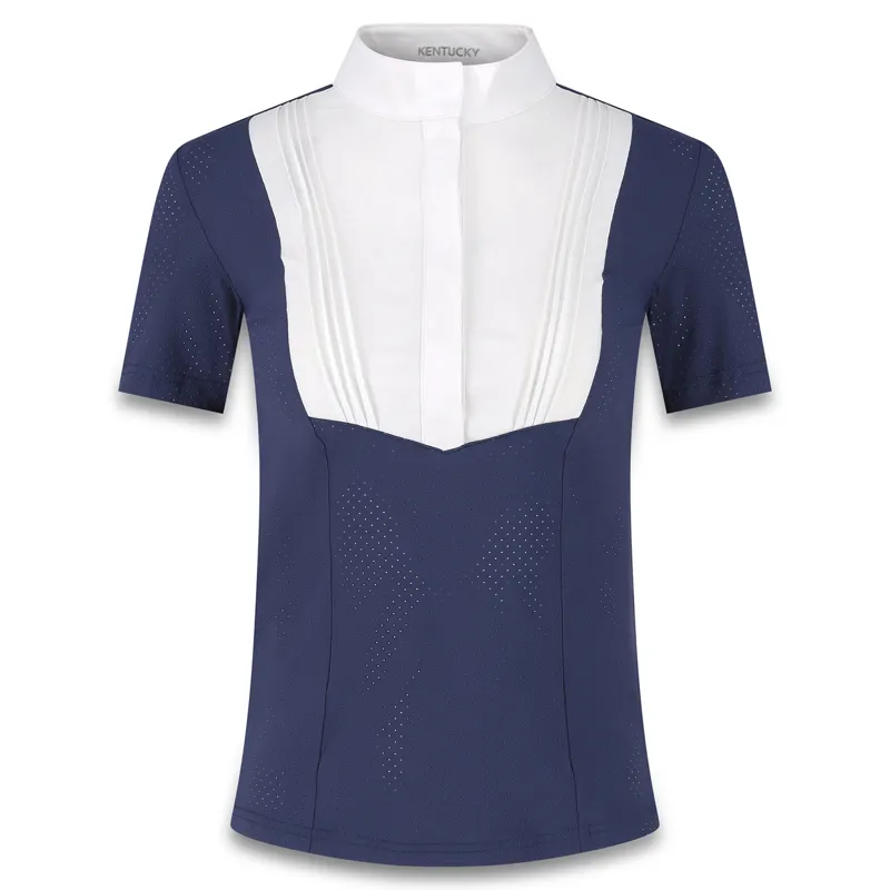 Kentucky Heritage Air Womens Short Sleeve Show Shirt - Navy