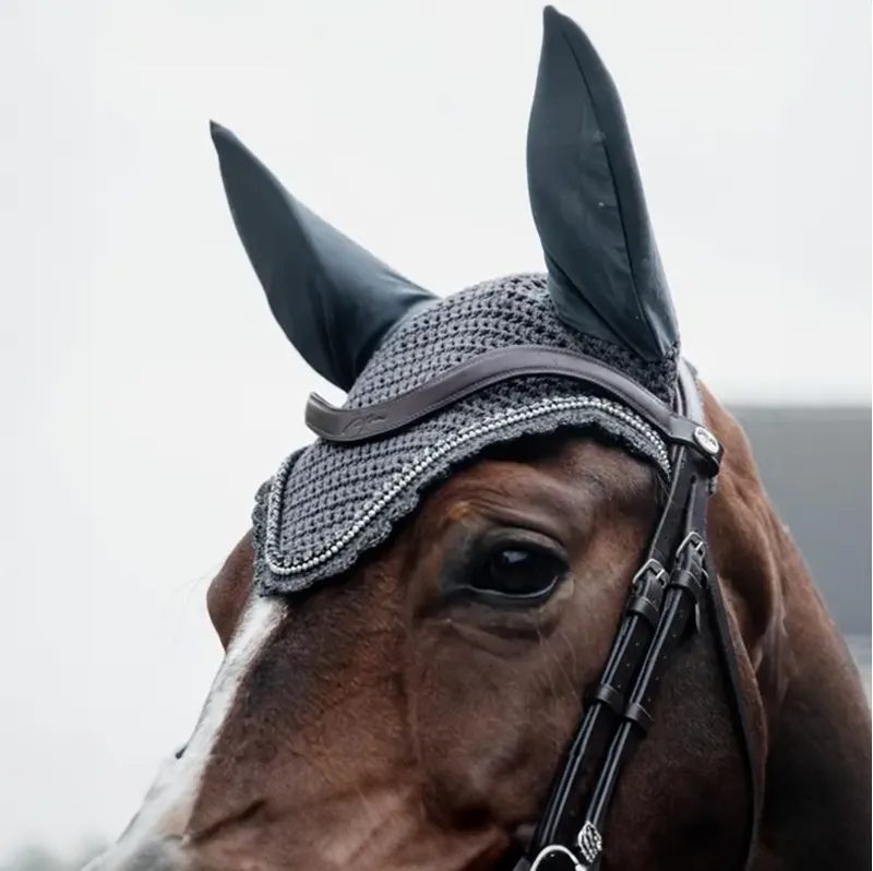 Kentucky Long Stone and Pearl Fly Veil - Grey-1